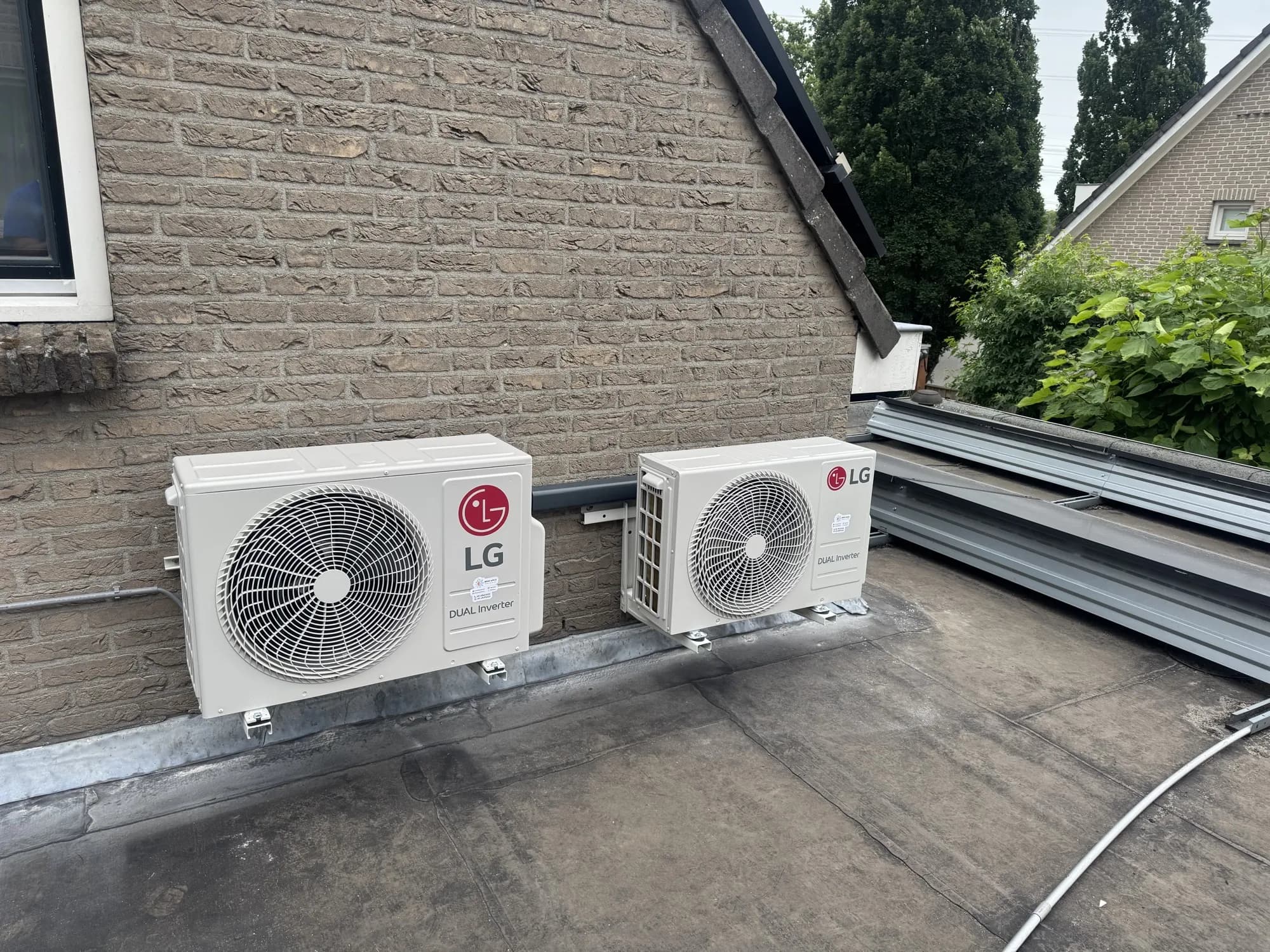 LG 5kW Deluxe + 2x LG 3,5kW airco in Nuenen
